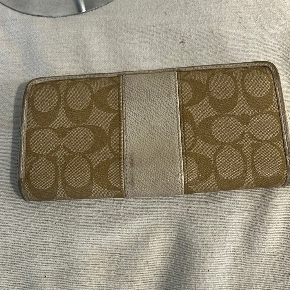 Coach Tan and Cream Women's Bag